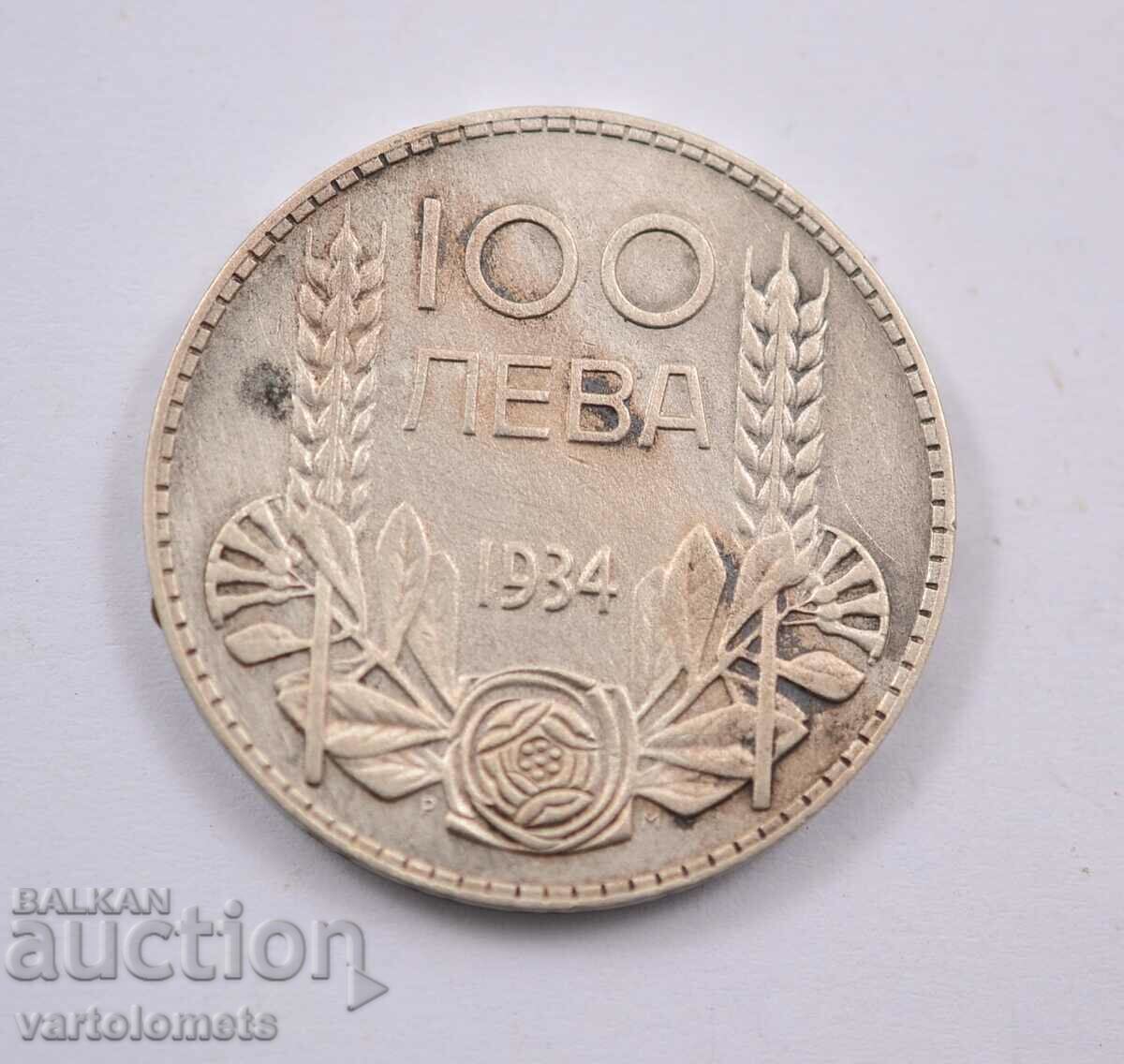 100 Leva 1934 - Bulgaria › Țarul Boris al III-lea