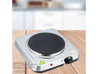 Electric stove, 1500W, manual control, silver