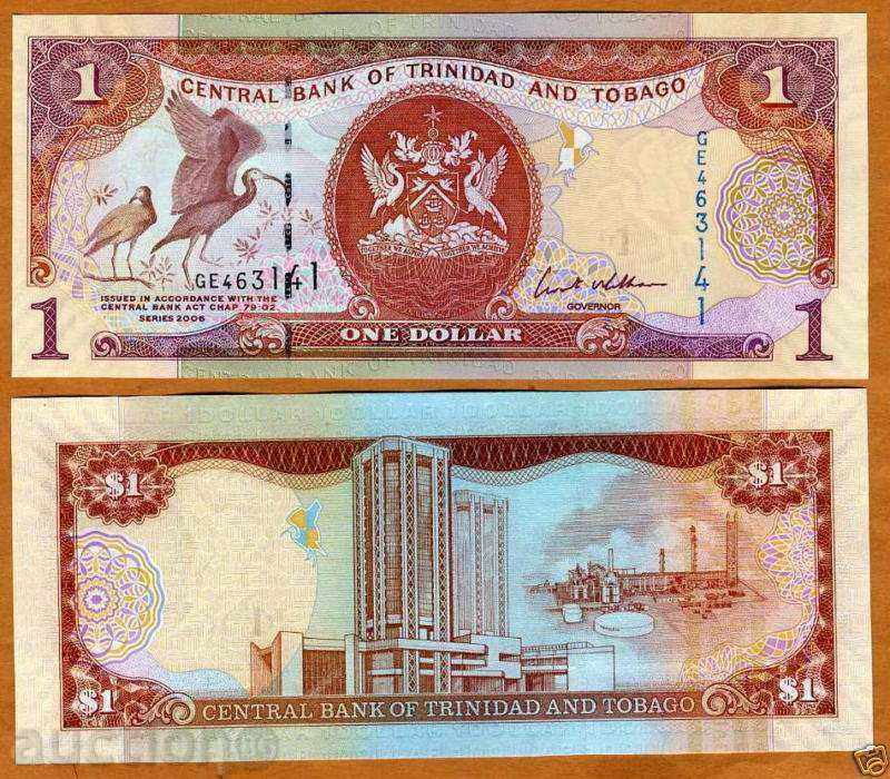 +++ Trinidad și Tobago 1 DOLAR 2006 P 41 UNC +++