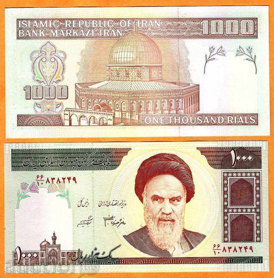 +++ IRAN 1000 Rialto P 143e 2007 UNC +++