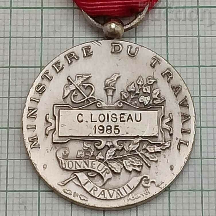 Auction  FRANCE SILVER MEDAL NAMED 1985