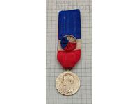 FRANCE SILVER ROSETTE MEDAL NAMED 1968