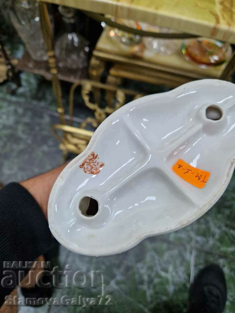 Antique collectible porcelain candle holder - 7 Antique collectible porcelain candle holder - 7