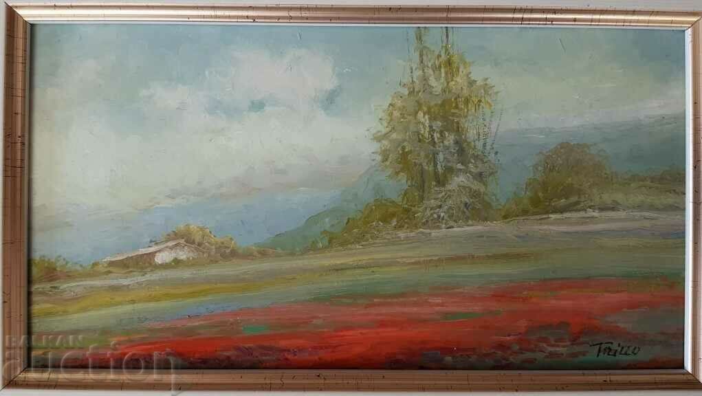 Beautiful oil landscape painting TRILLO 1 with price 280.00 BGN | € 143.16 Beautiful oil landscape painting TRILLO 1 with price 280.00 BGN | € 143.16