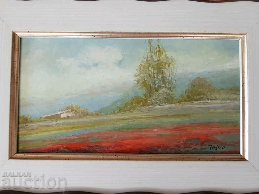 Auction Beautiful oil landscape painting TRILLO 1 Auction Beautiful oil landscape painting TRILLO 1