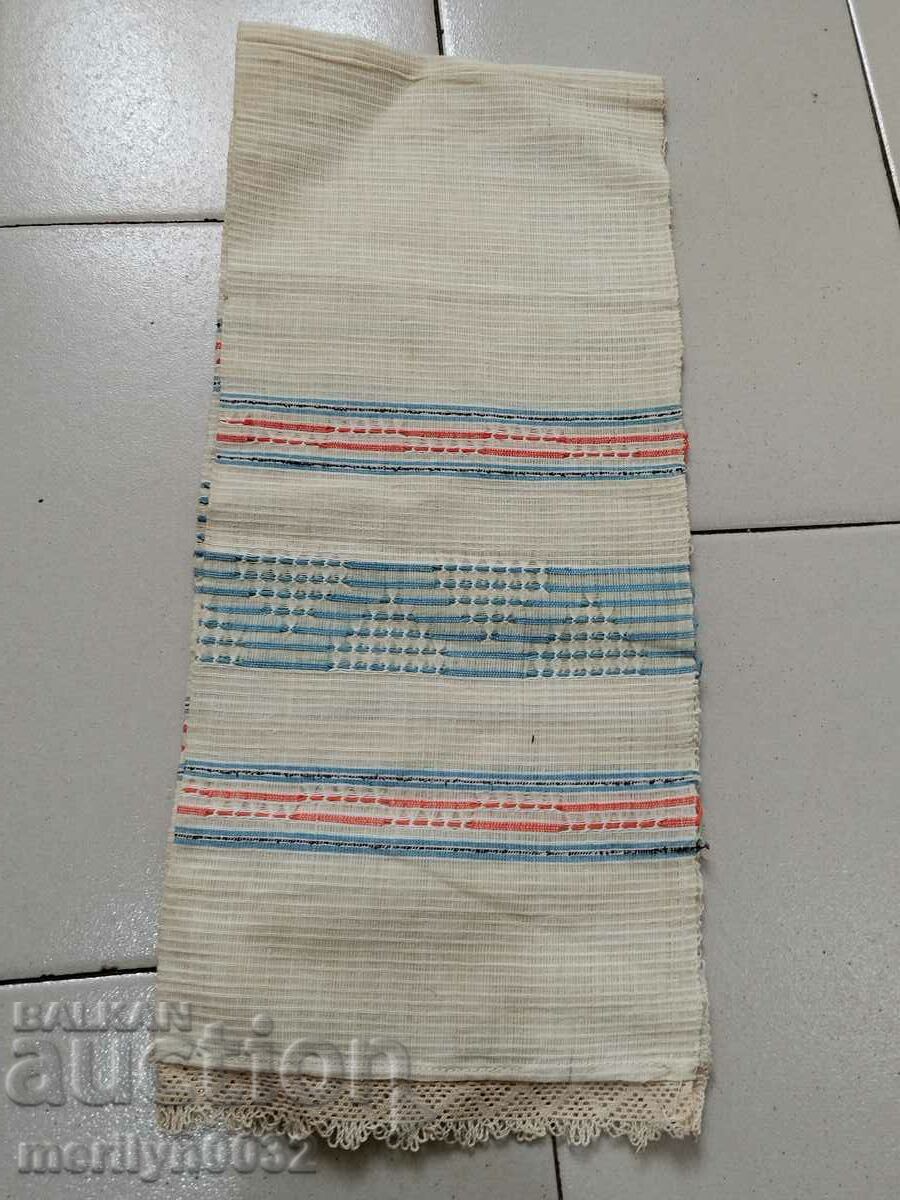 Old hand woven cloth kennar embroidery lace - 5 Old hand woven cloth kennar embroidery lace - 5