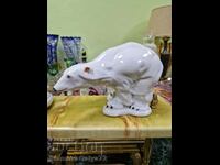 Old porcelain figurine figurine