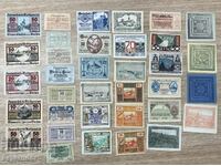 BZC! Lot nr. 8 bancnote Austria notgeld/hellers