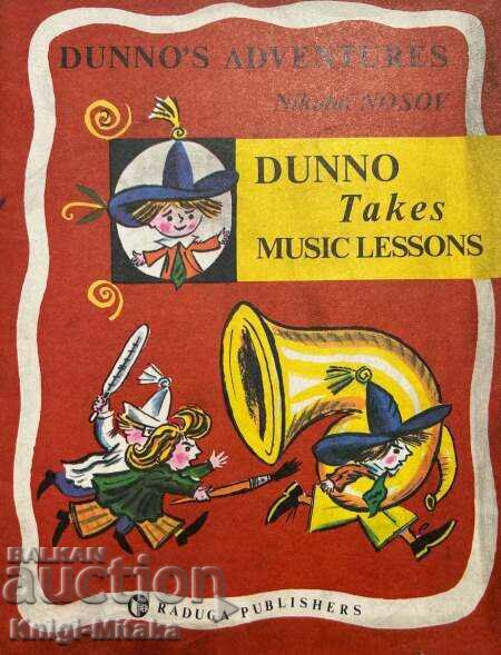 Dunno's adventures. Dunno Takes Music Lessons