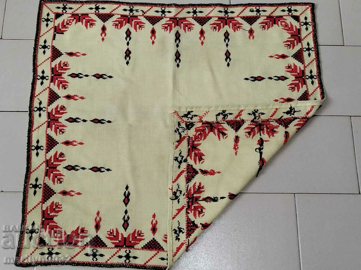 Old embroidered check, tablecloth, milo, Bulgarian embroidery with price 46.00 BGN | € 23.52 Old embroidered check, tablecloth, milo, Bulgarian embroidery with price 46.00 BGN | € 23.52