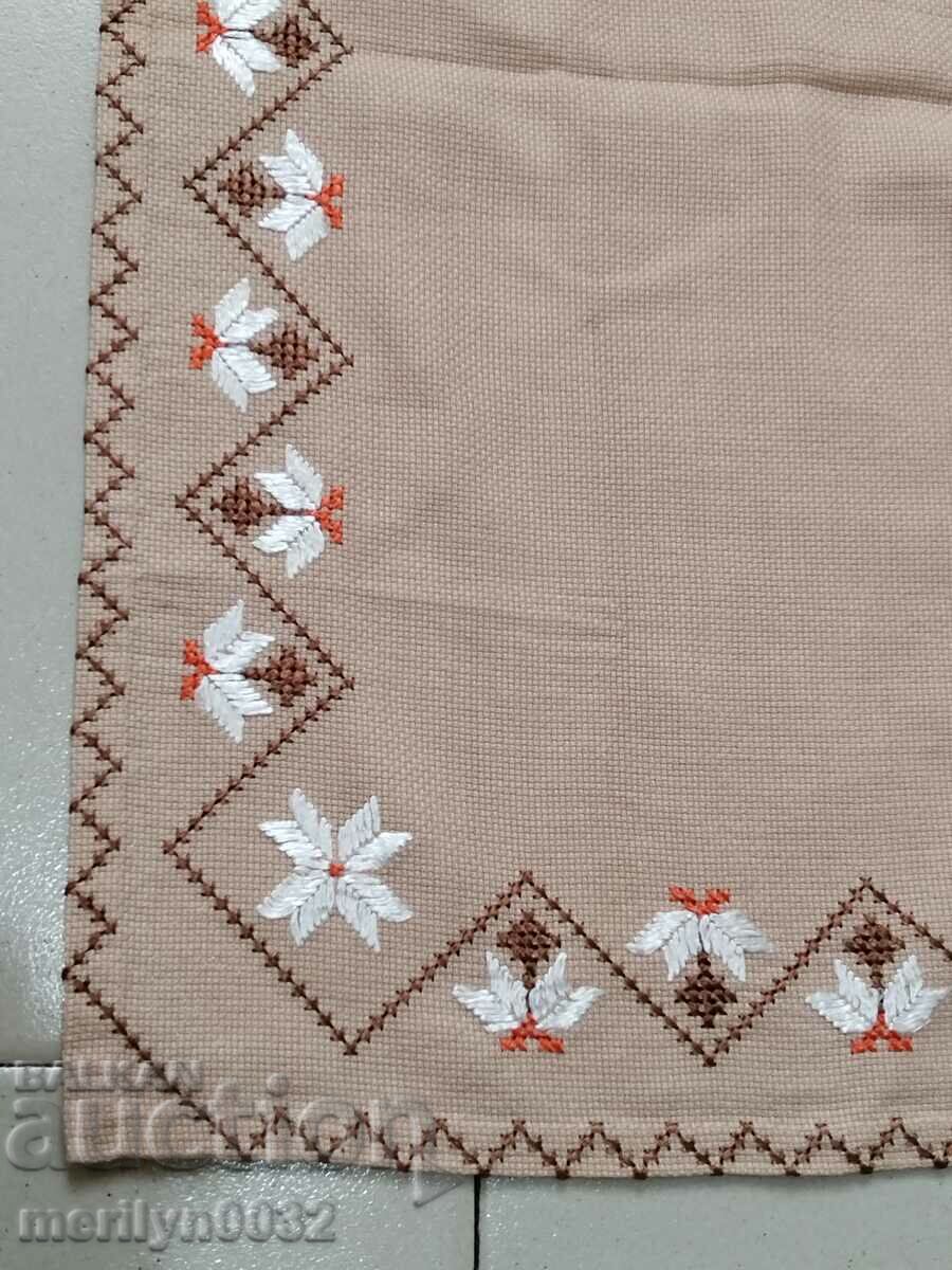 Old embroidered check, tablecloth, milo, Bulgarian embroidery with price 43.00 BGN | € 21.99 Old embroidered check, tablecloth, milo, Bulgarian embroidery with price 43.00 BGN | € 21.99