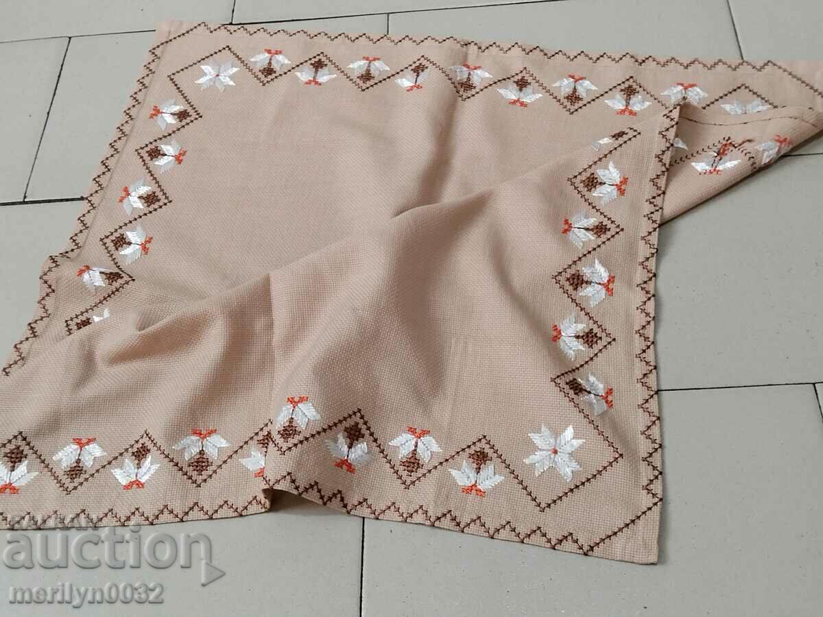 Delivery of Old embroidered check, tablecloth, milo, Bulgarian embroidery Delivery of Old embroidered check, tablecloth, milo, Bulgarian embroidery
