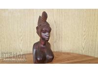 African Rosewood Bust