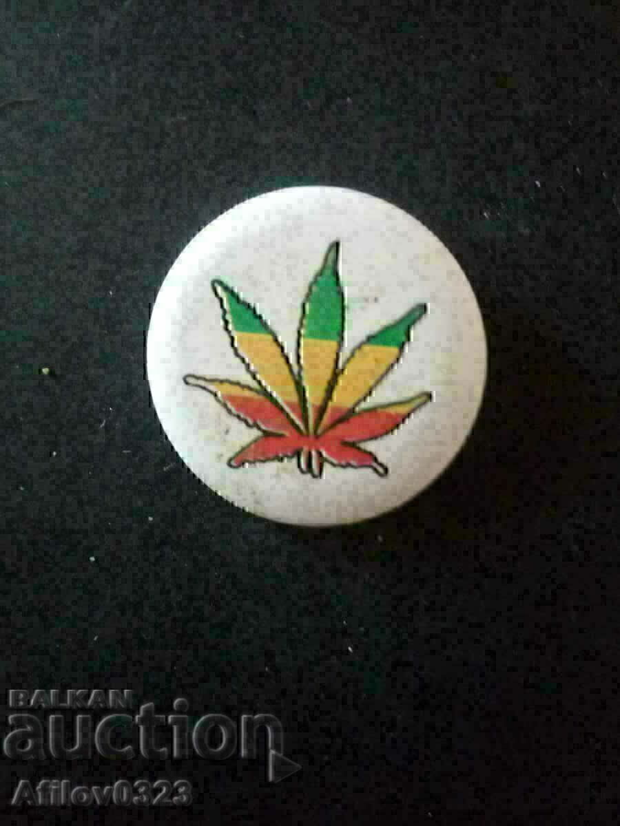 Plant leaf badge. Plant leaf badge.