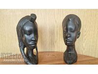 Lot of African Heads