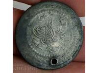 3 KURUS 1223 MAHMOUD II OTTOMAN MONEDA DE ARGINT TURCIA