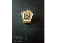 Badge of the city of Tula, USSR.