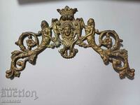 Antique ornament (cast iron) bronzed 48cm