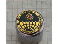 XV WORLD PARACHUTE CHAMPIONSHIP KAZANLUK 1980 BADGE/