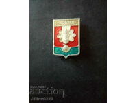 Badge of the city of Zhytomyr, USSR.