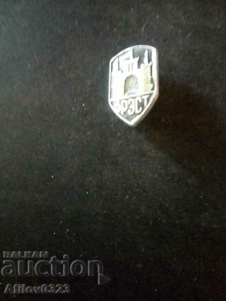 Brest badge.