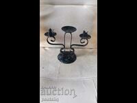 WROUGHT IRON CANDLESTICK