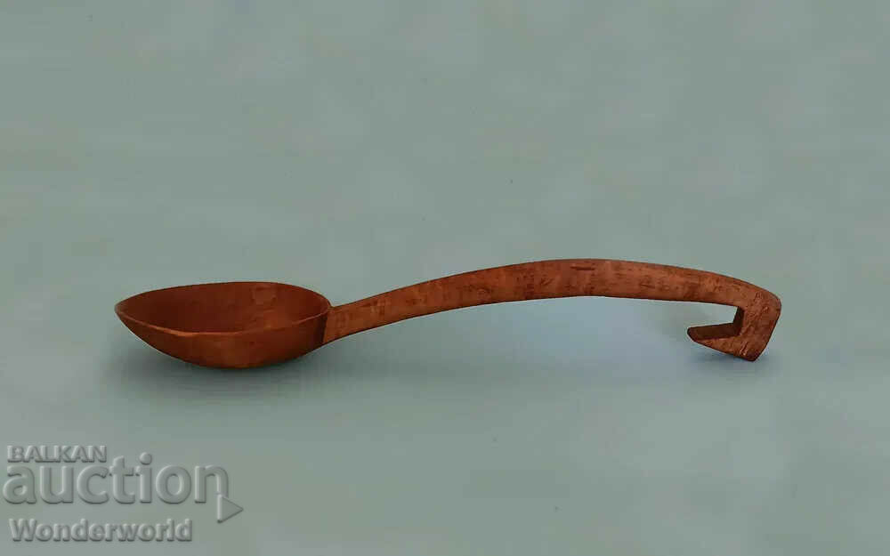 Huge wooden antique Renaissance spoon - Ladle - 5