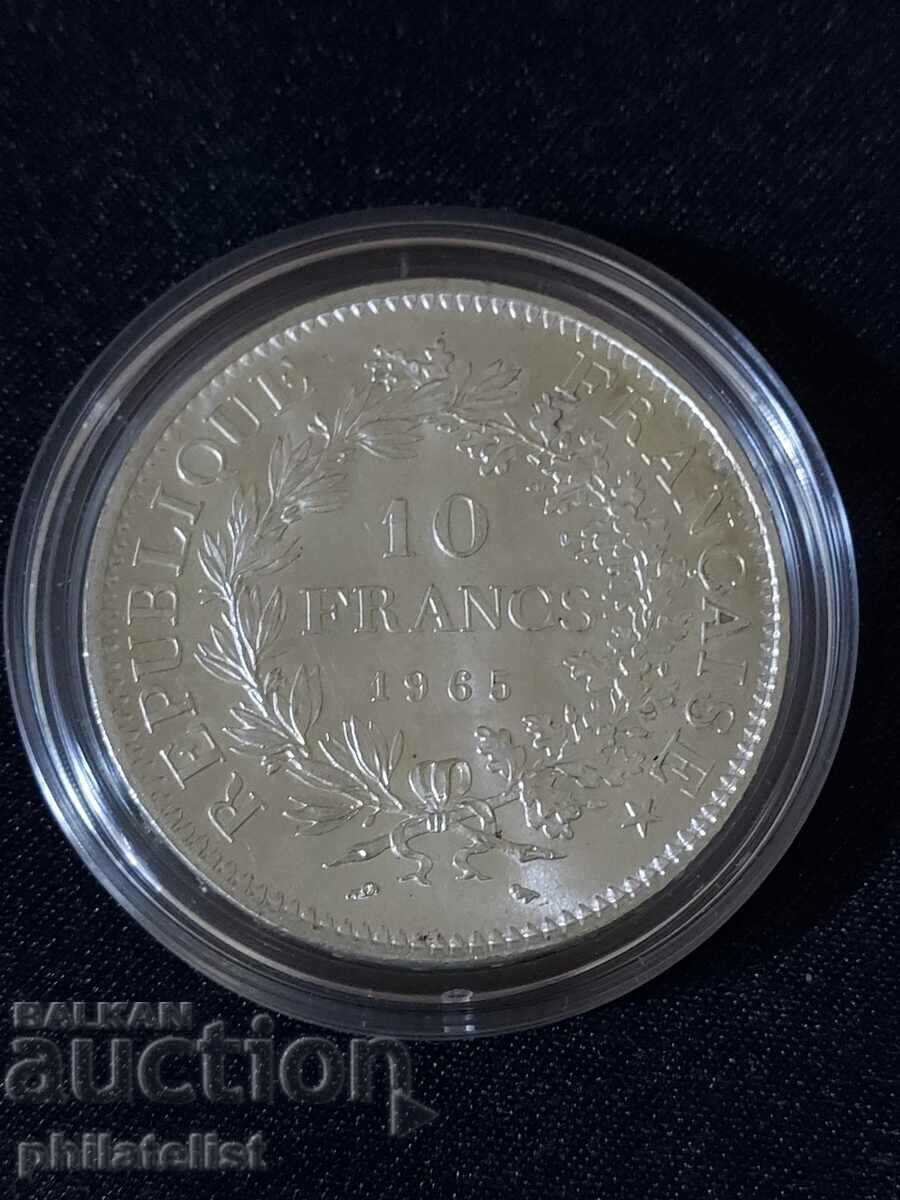 France - 10 francs - 1965, silver coin, #2