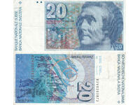 tino37- SWITZERLAND - 20 FRANC - 1978 - F+