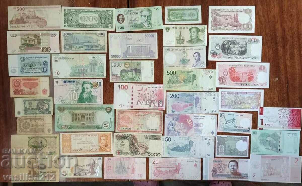 Banknotes 40 pcs