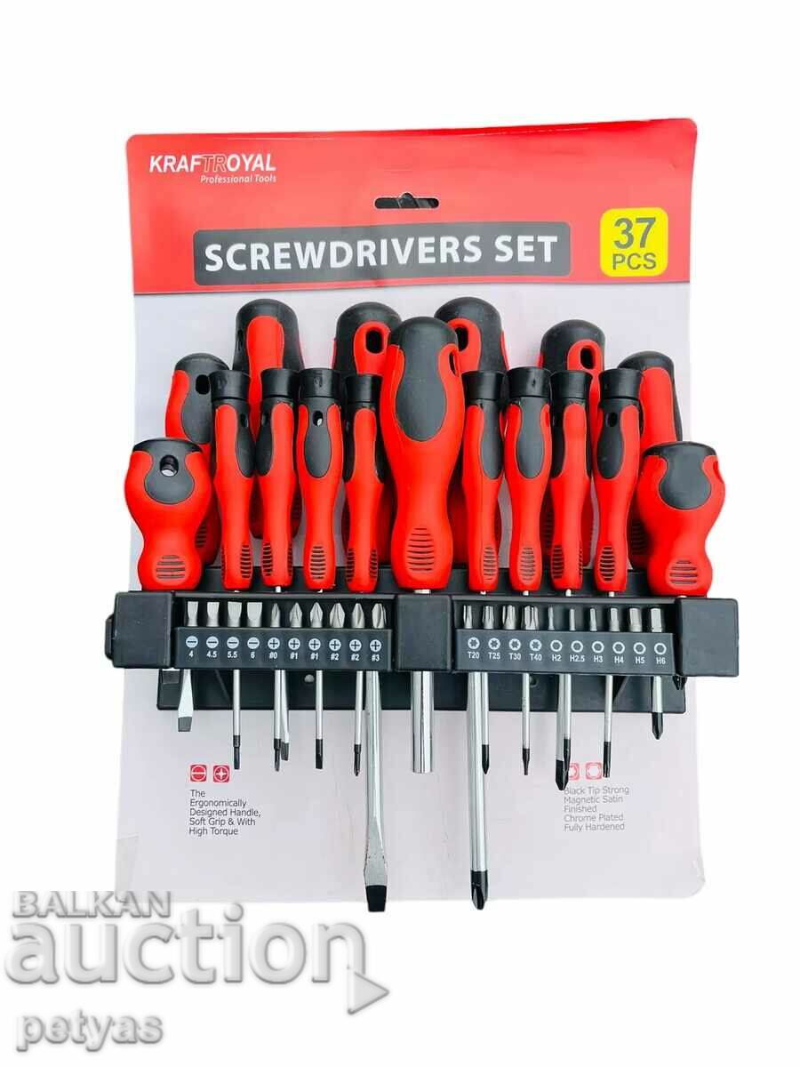 Auction KRAFTROYAL Impact Screwdrivers – 37 pieces Auction KRAFTROYAL Impact Screwdrivers – 37 pieces