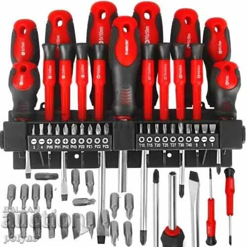 KRAFTROYAL Impact Screwdrivers – 37 pieces