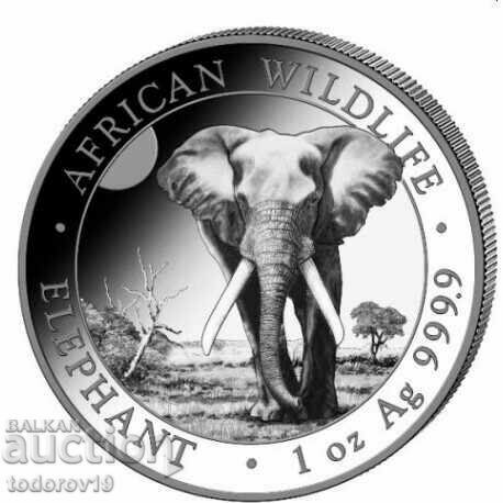 NEW! Silver 1 oz Somali Elephant 2025