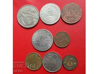 Mixed lot of 8 coins