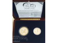 Kookaburra silver coin set, Australia, 2004