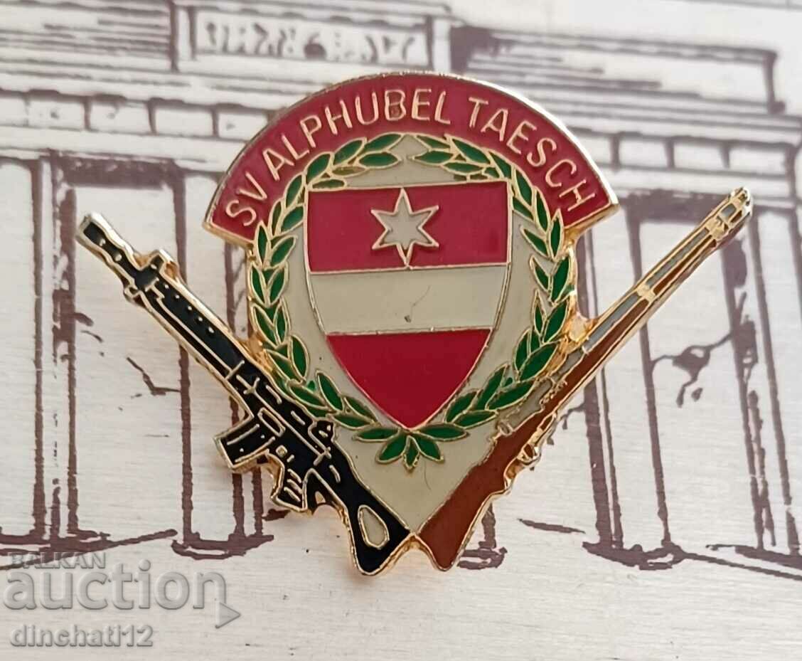 Auction  Sign. Switzerland. St. ALPHUBEL TAESCH