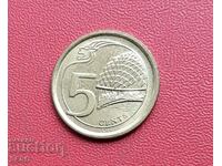 Singapore-5 cents 2013