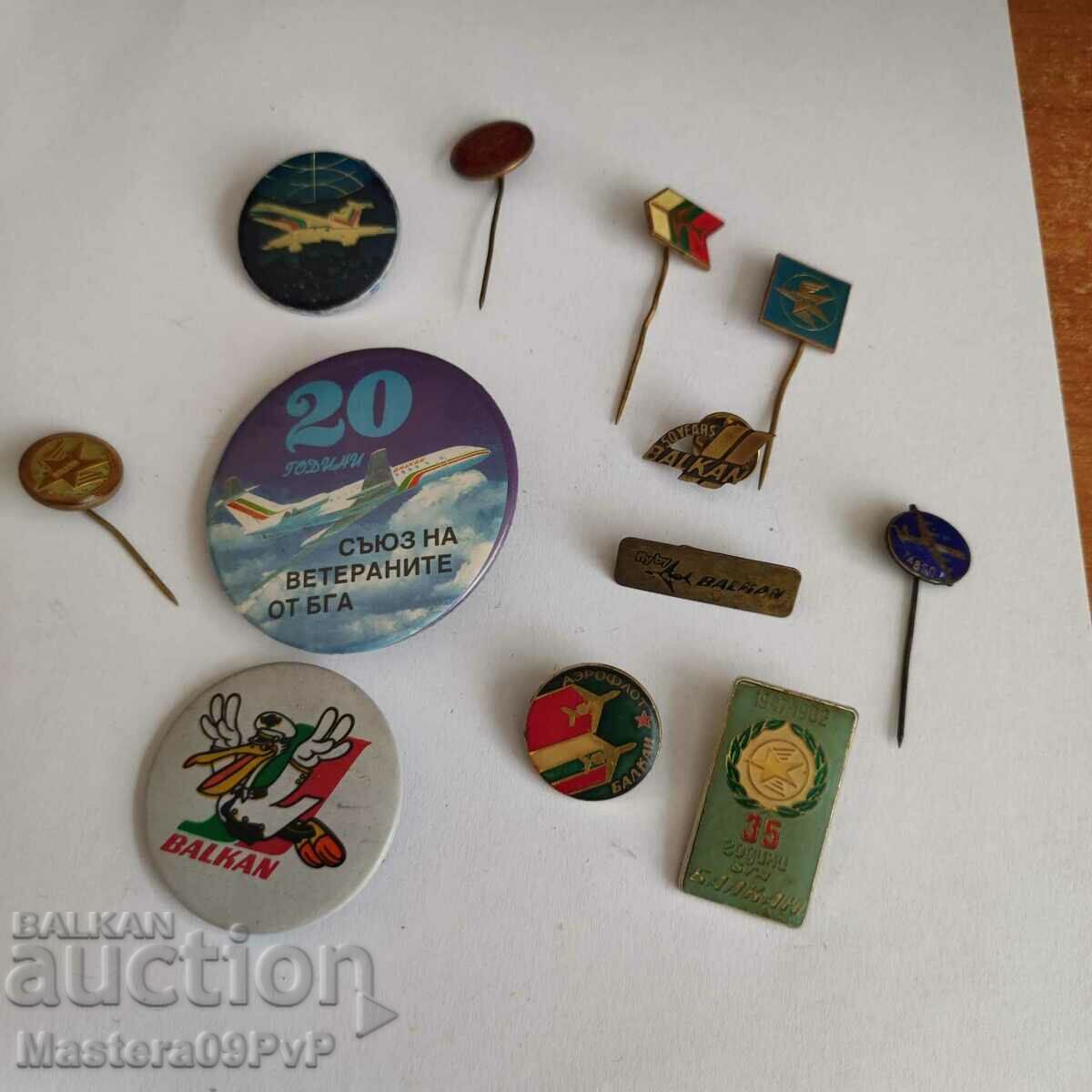 Lot of BGA Balkan badges