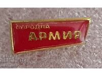 Military insignia. PEOPLE'S ARMY - BZC