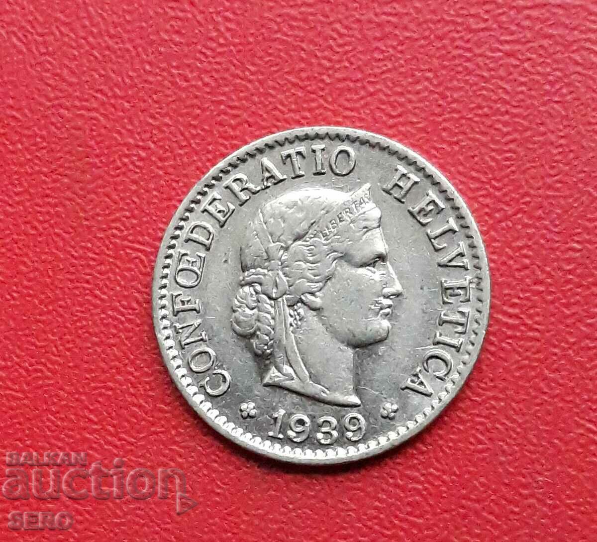 Switzerland-5 Rapen 1939