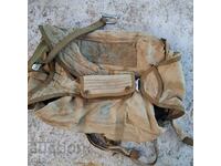 An old French parachute bag for an airplane pilot