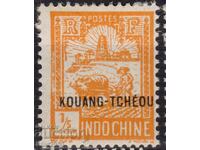 Френски Индокитай-1927-Редовна- надп."KOUANG TCHEOU",MLH