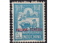 Френски Индокитай-1927-Редовна- надп."KOUANG TCHEOU",MLH