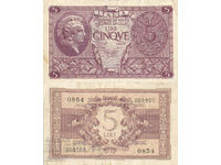 tino37- ITALIA - 5 LIRE - 1944