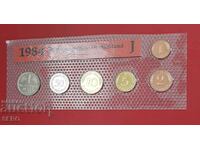 Germany-SET 1984 J-Hamburg of 6 coins