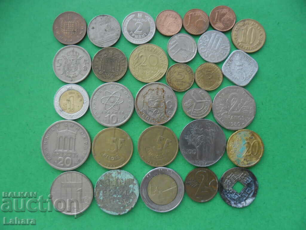 Lot of coins collected