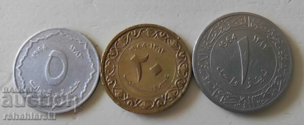 Coins Algeria, (1964)