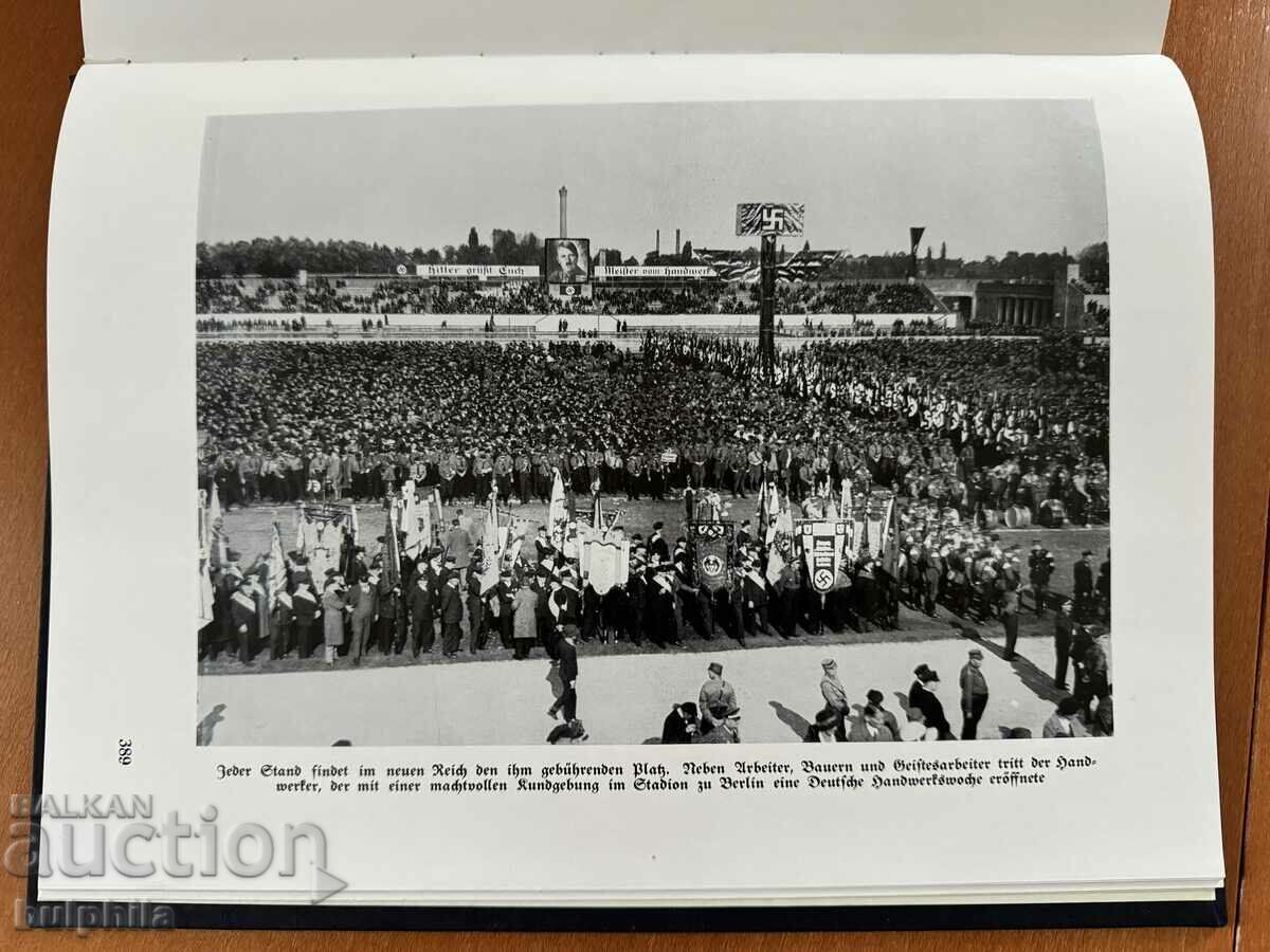 Delivery of Deutsche Führer - Deutsches Schicksal, a book about Hitler, 1935 Delivery of Deutsche Führer - Deutsches Schicksal, a book about Hitler, 1935