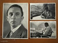 Third Reich, original pictures of Hitler, Goebbels and Göring