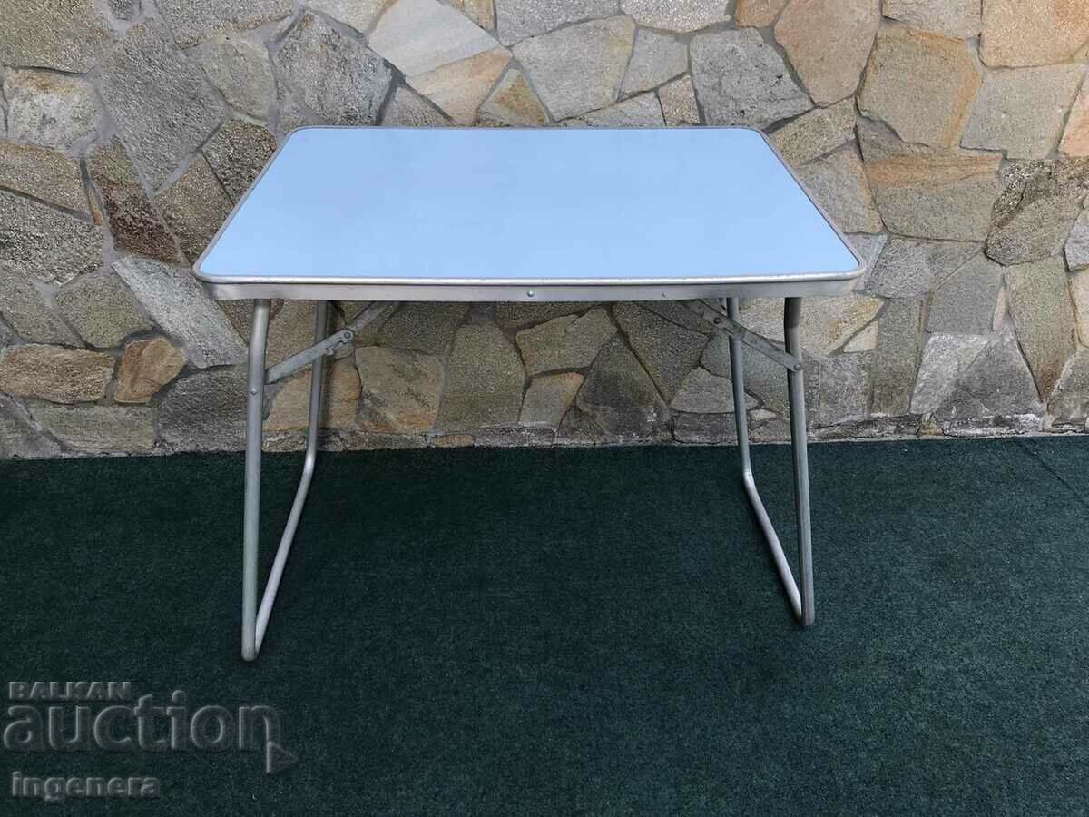 FOLDABLE CAMPING TABLE